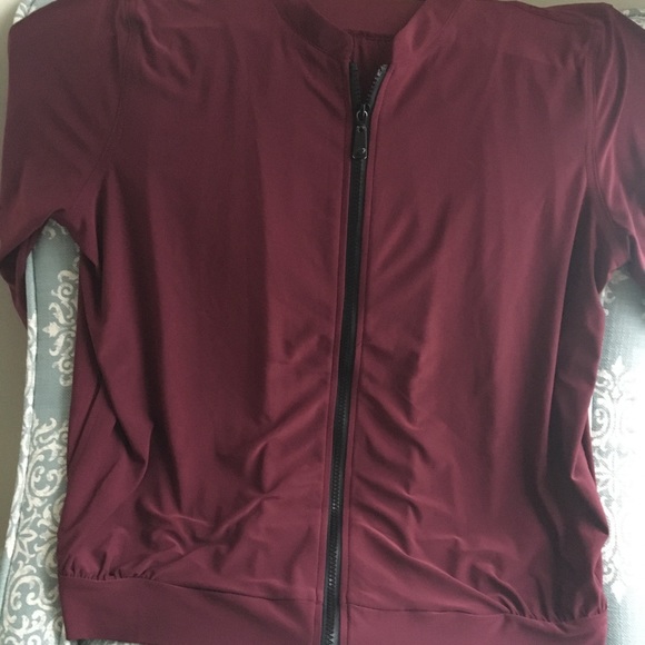 Women’s burgundy/wine blouse-jacket. size M. - Picture 1 of 5